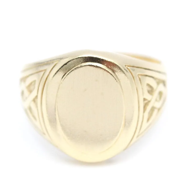 Sceau ovale doré sold by 58 Facettes