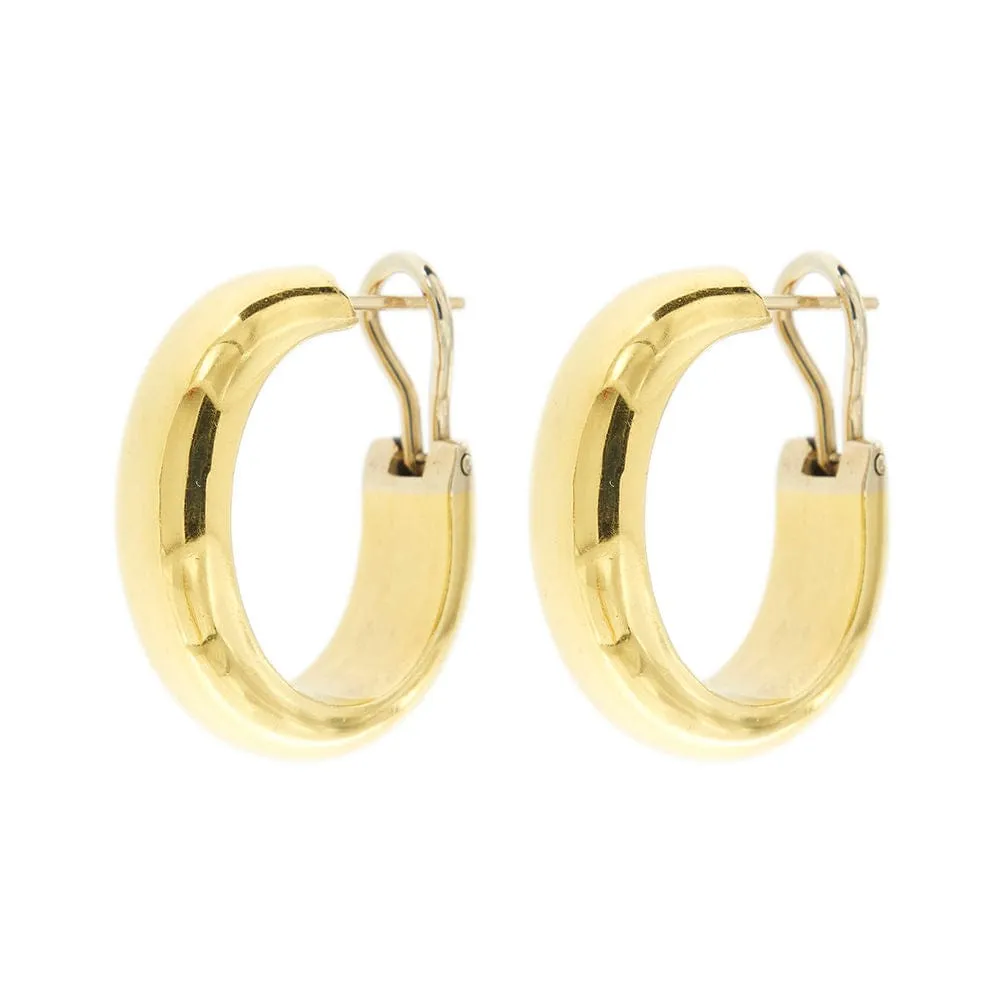 Boucles d'oreilles créoles bombées sold by 58 Facettes product image thumbnail 3