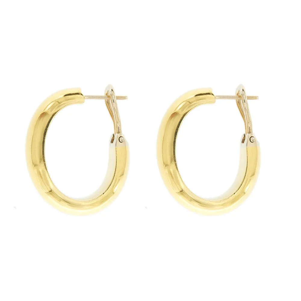 Boucles d'oreilles créoles bombées sold by 58 Facettes product image thumbnail 2