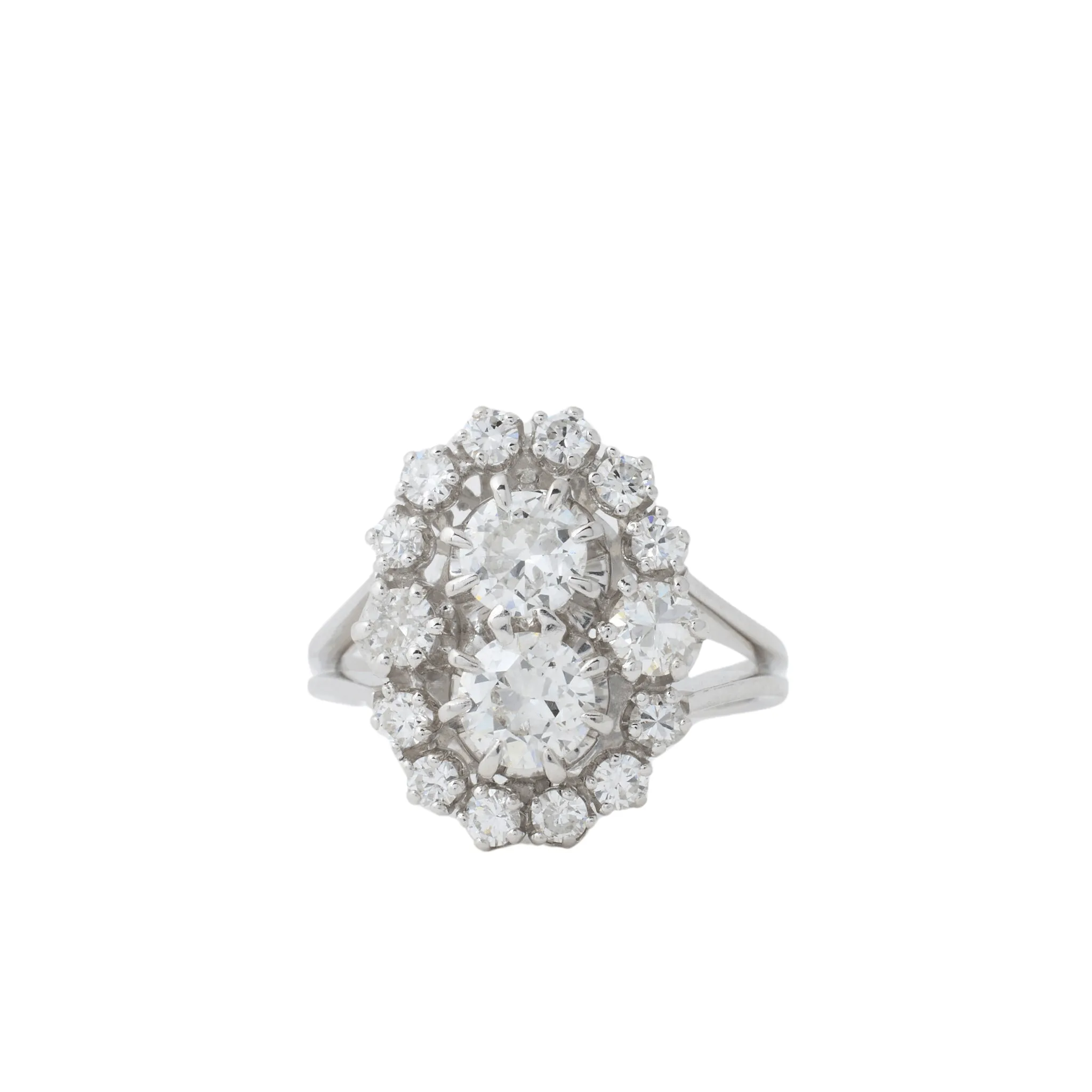 Bague diamants sold by 58 Facettes