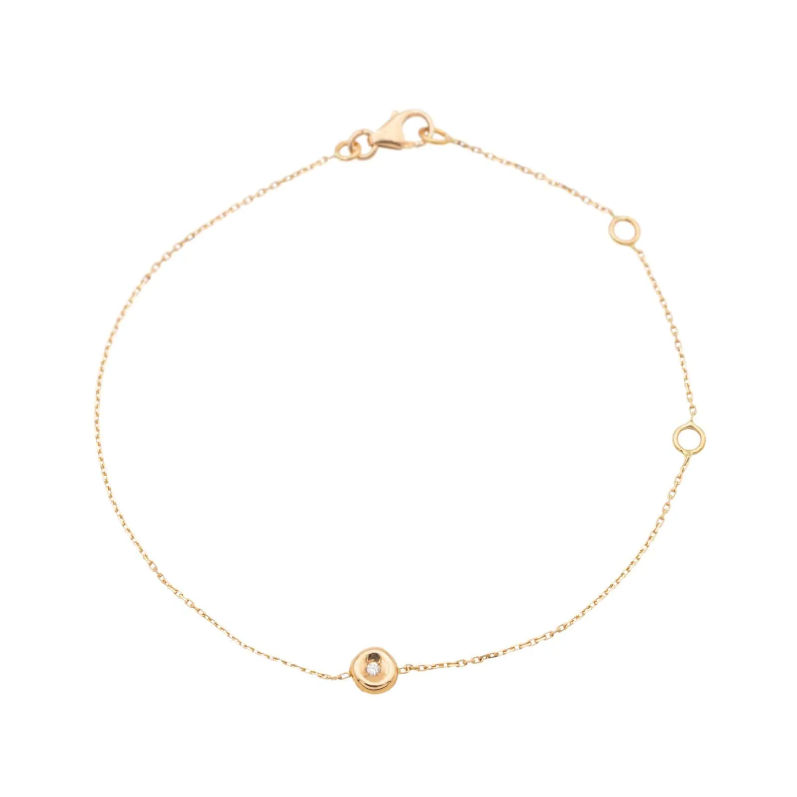 Bracelet Or rose Diamant sold by 58 Facettes