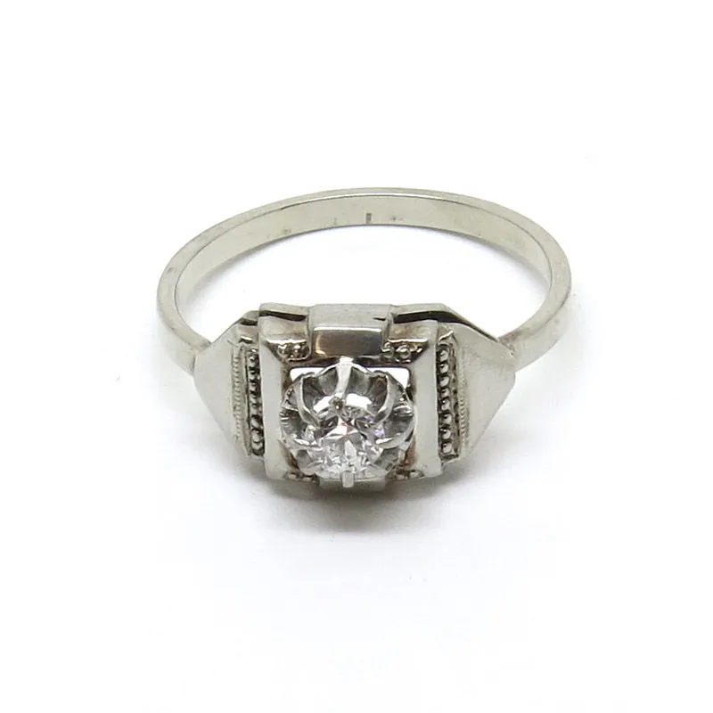 Bague en or blanc et diamant sold by 58 Facettes product image thumbnail 2