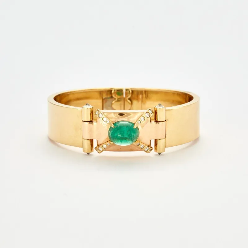 Bague marguerite or blanc saphir et diamants sold by 58 Facettes