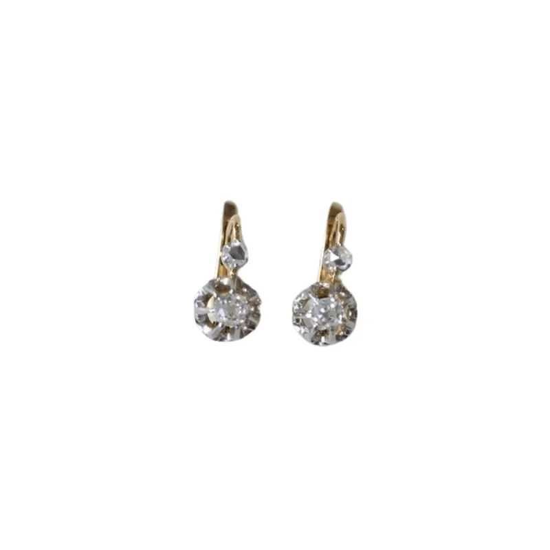 Dormeuses anciennes diamants 0.50 Ct sold by 58 Facettes
