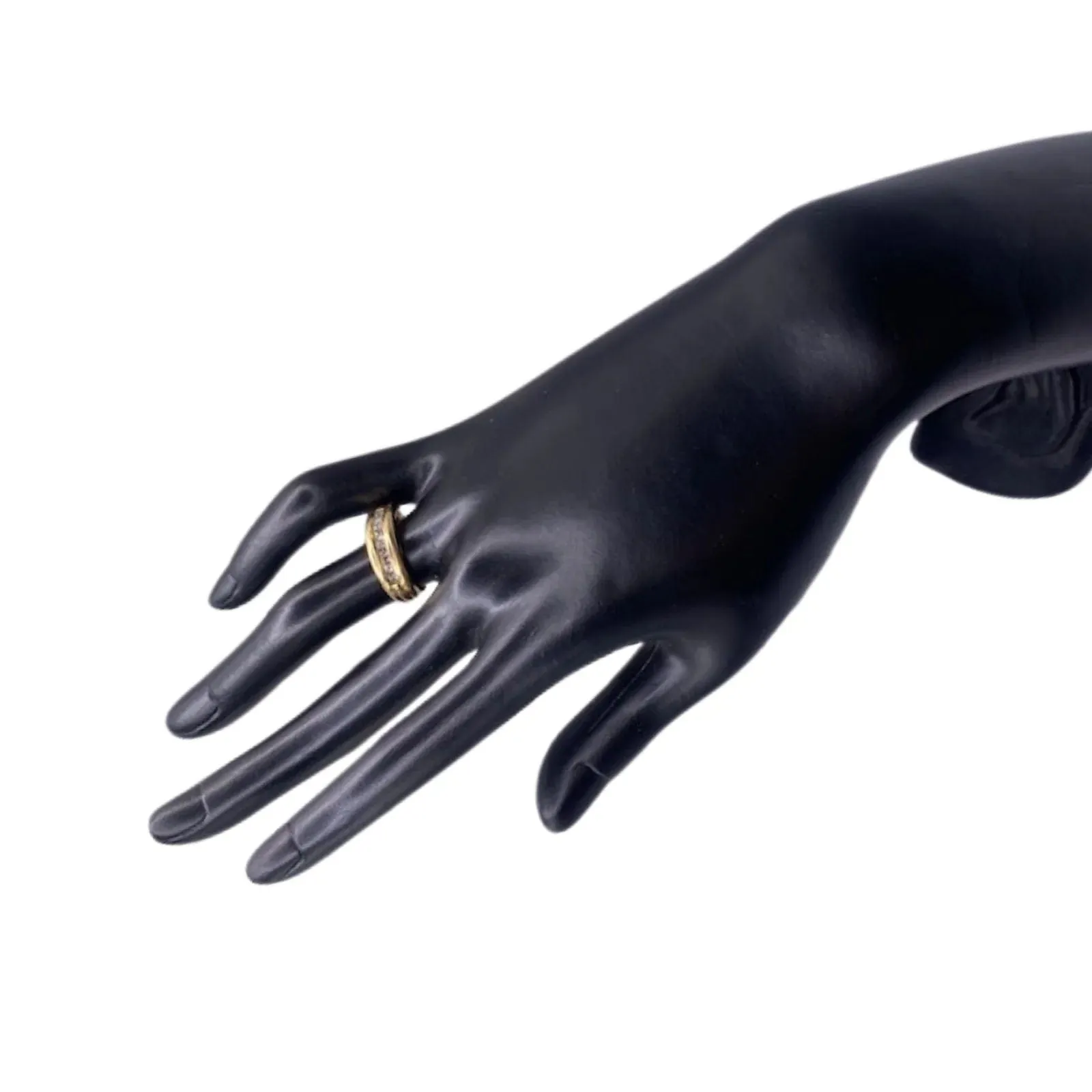 Alliance Demi Tour or jaune diamants sold by 58 Facettes product image thumbnail 2