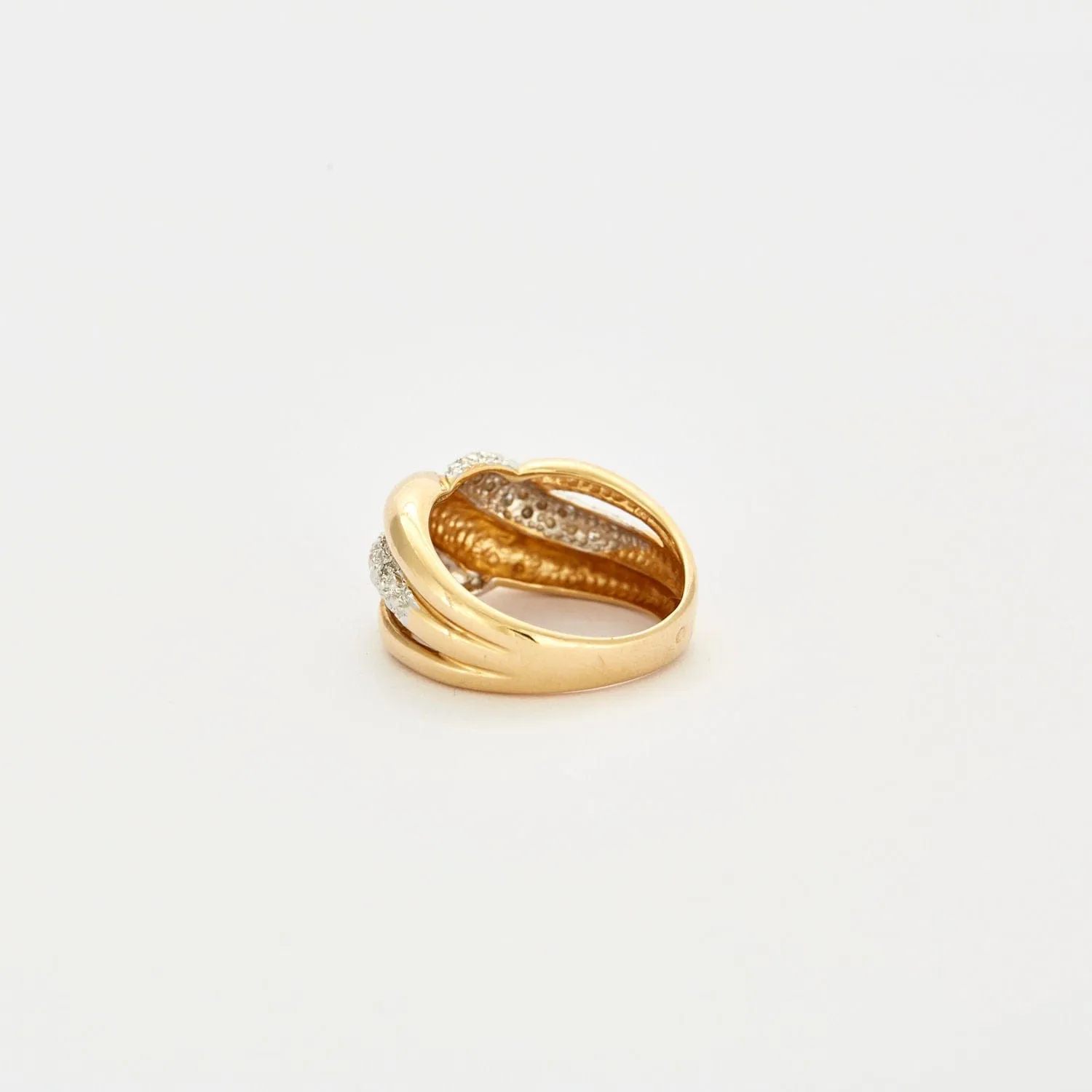 Bague godrons 2 Ors Diamants sold by 58 Facettes product image thumbnail 5