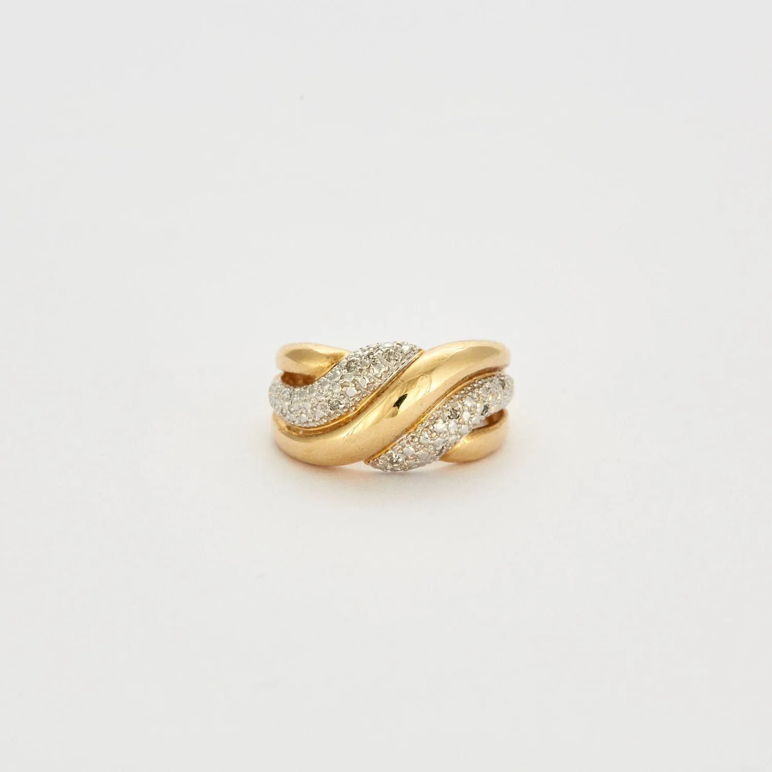 Bague godrons 2 Ors Diamants sold by 58 Facettes product image thumbnail 3