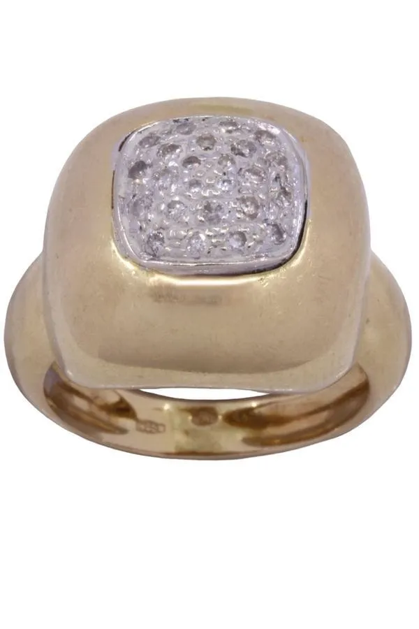 BAGUE MODERNE PAVAGE DIAMANTS sold by 58 Facettes product image thumbnail 3