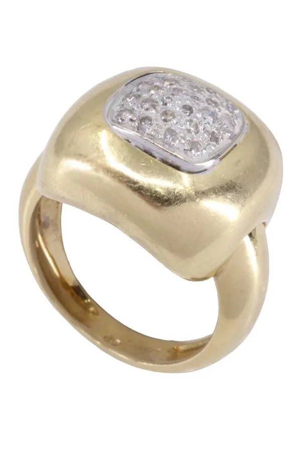 BAGUE MODERNE PAVAGE DIAMANTS sold by 58 Facettes product image thumbnail 4