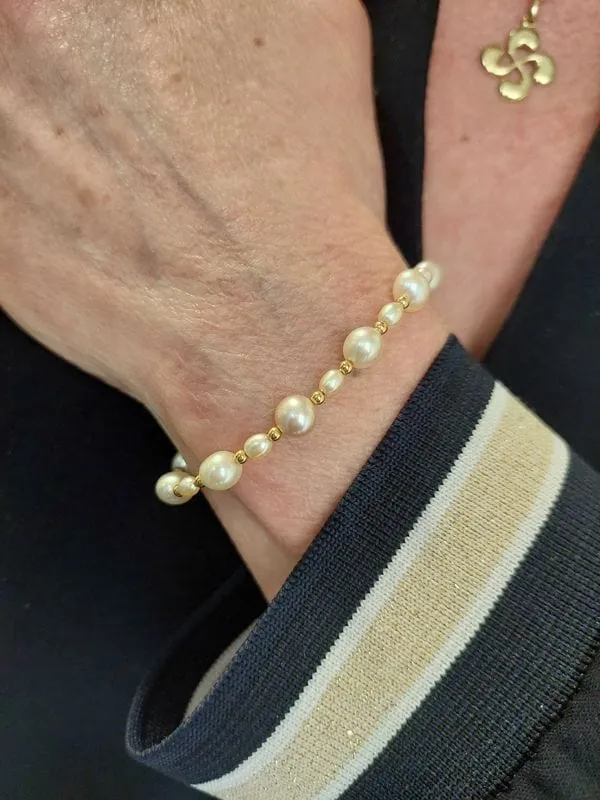 BRACELET PERLES MODERNE sold by 58 Facettes product image thumbnail 2