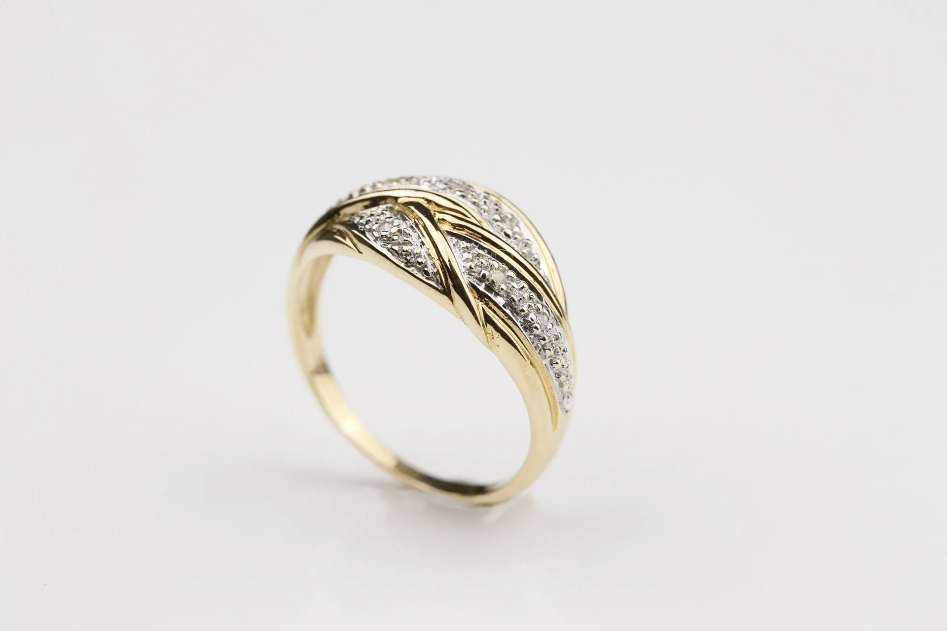 Bague bicolore diamants sold by 58 Facettes product image thumbnail 3