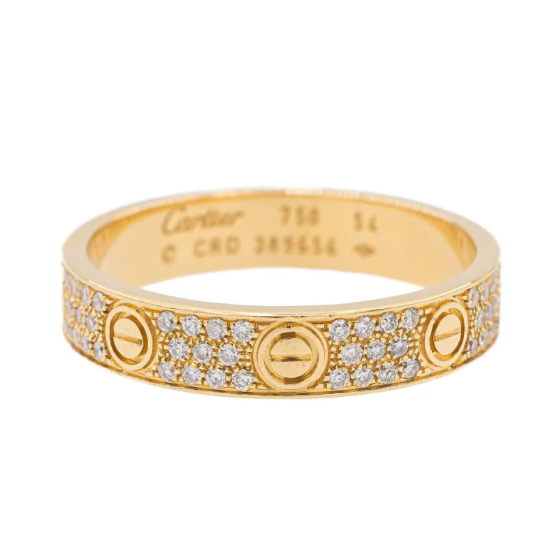 Cartier Bague Alliance Love Or jaune Diamant sold by 58 Facettes