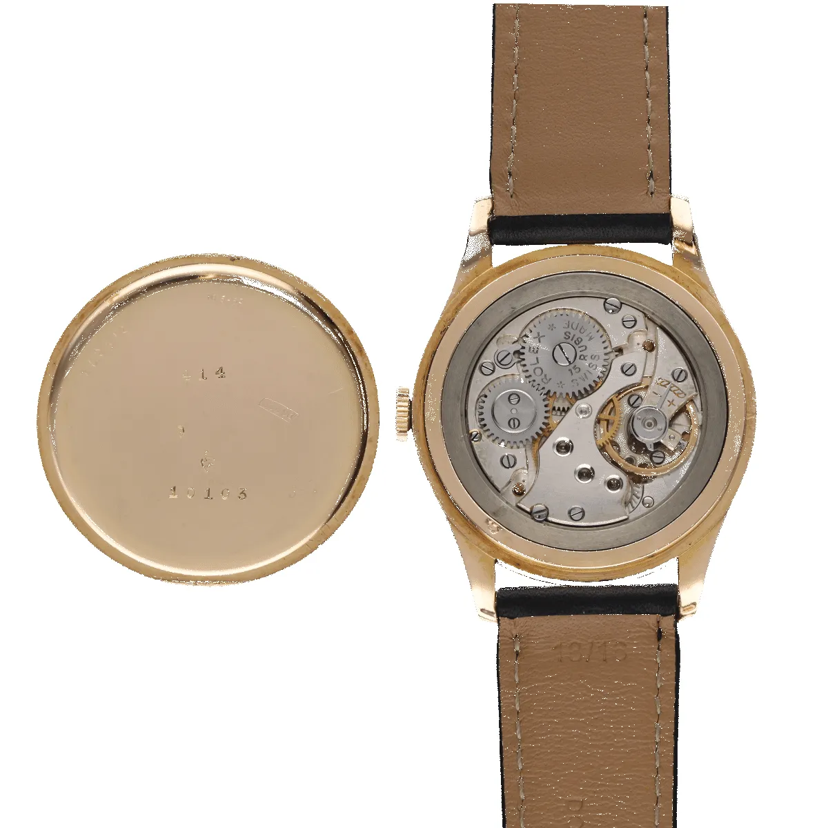 ROLEX - Montre Calatrava vintage en or rose sold by 58 Facettes product image thumbnail 5