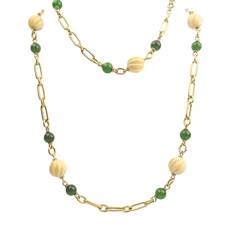 Collier en or jaune 18 carats sold by 58 Facettes
