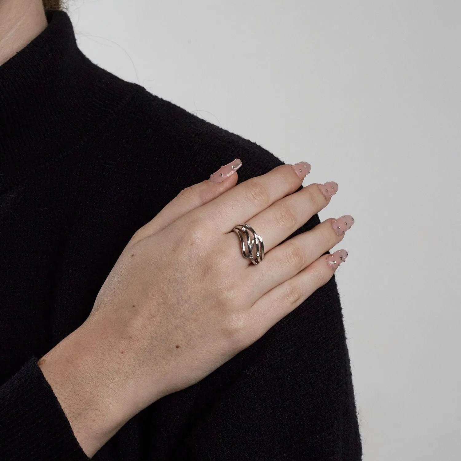 Bague croisée diamants sold by 58 Facettes product image thumbnail 3