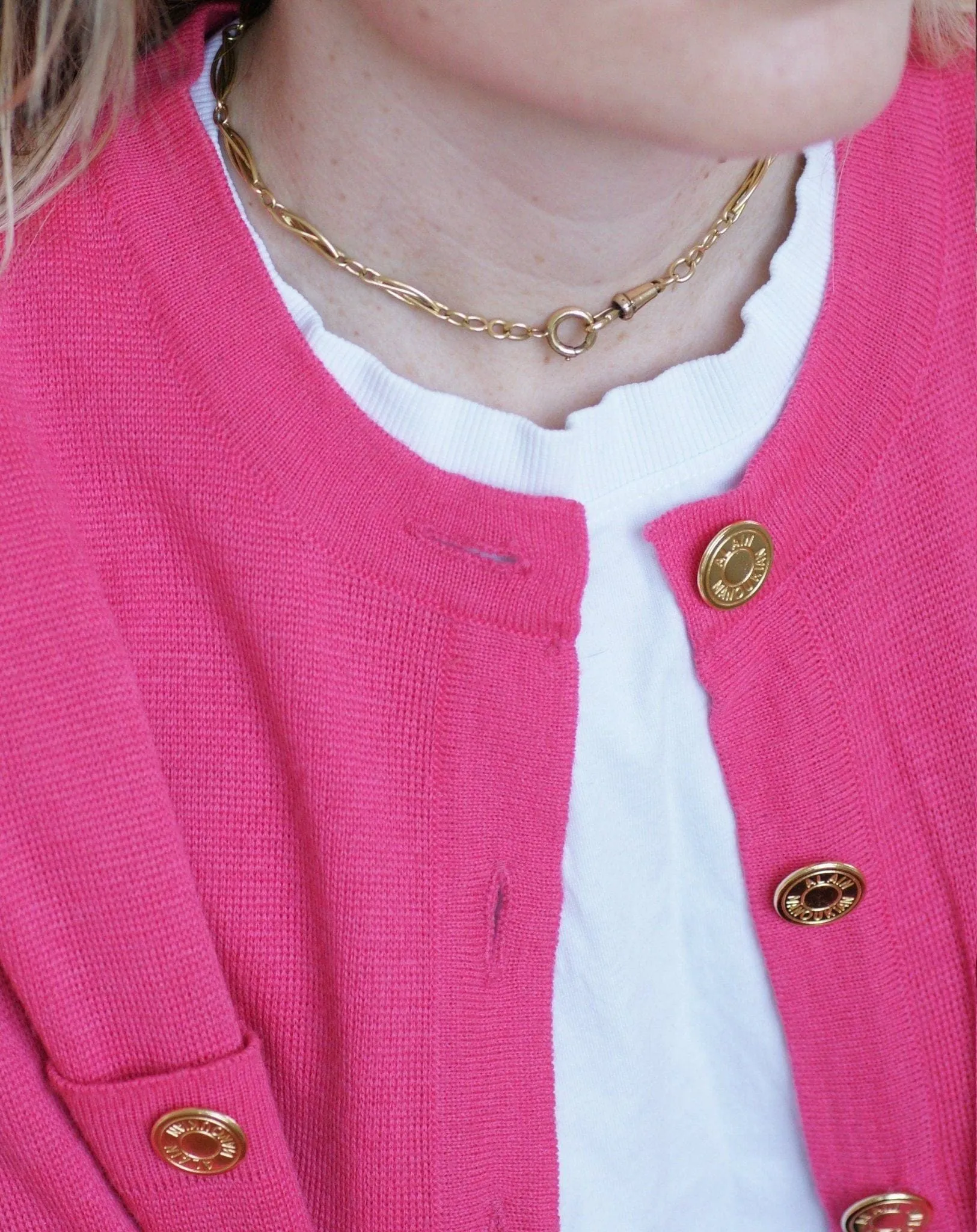 Chaîne de montre ancienne en or jaune sold by 58 Facettes product image thumbnail 2