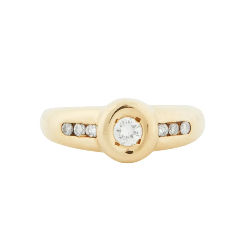 Bague Or jaune Diamants sold by 58 Facettes