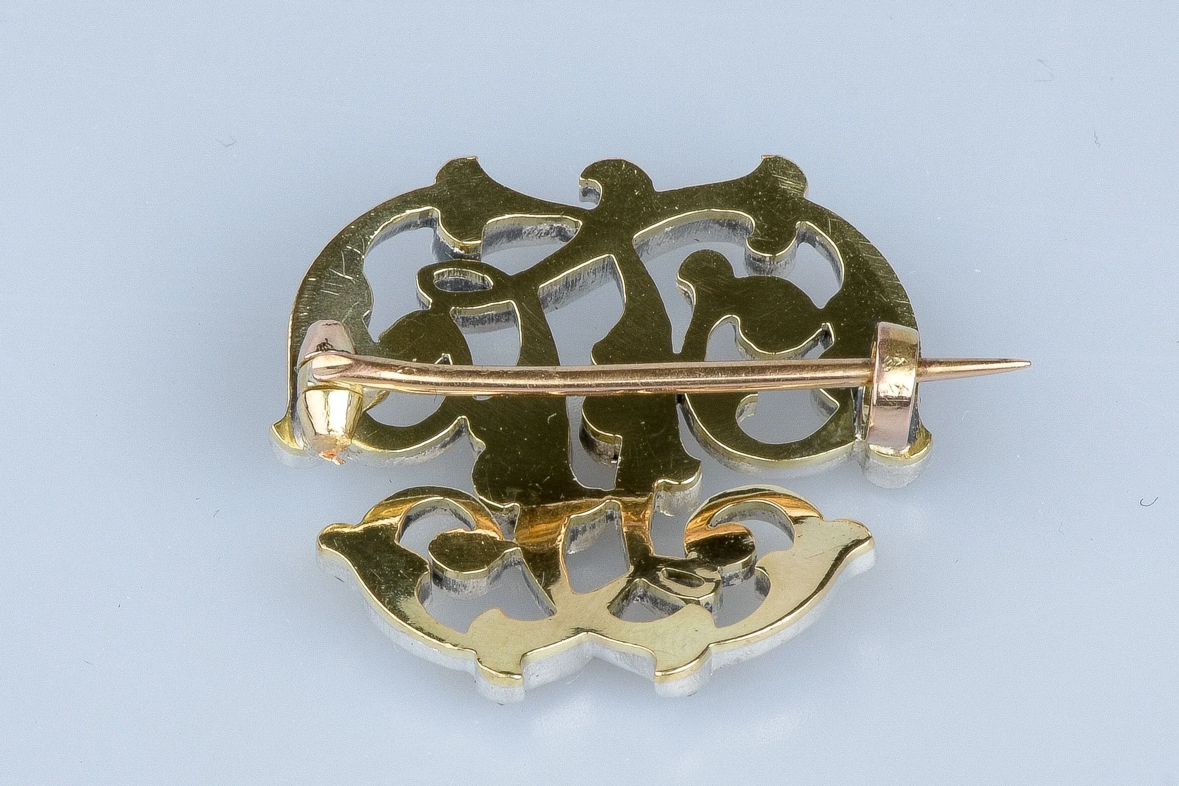 Broche en or et argent sold by 58 Facettes product image thumbnail 4