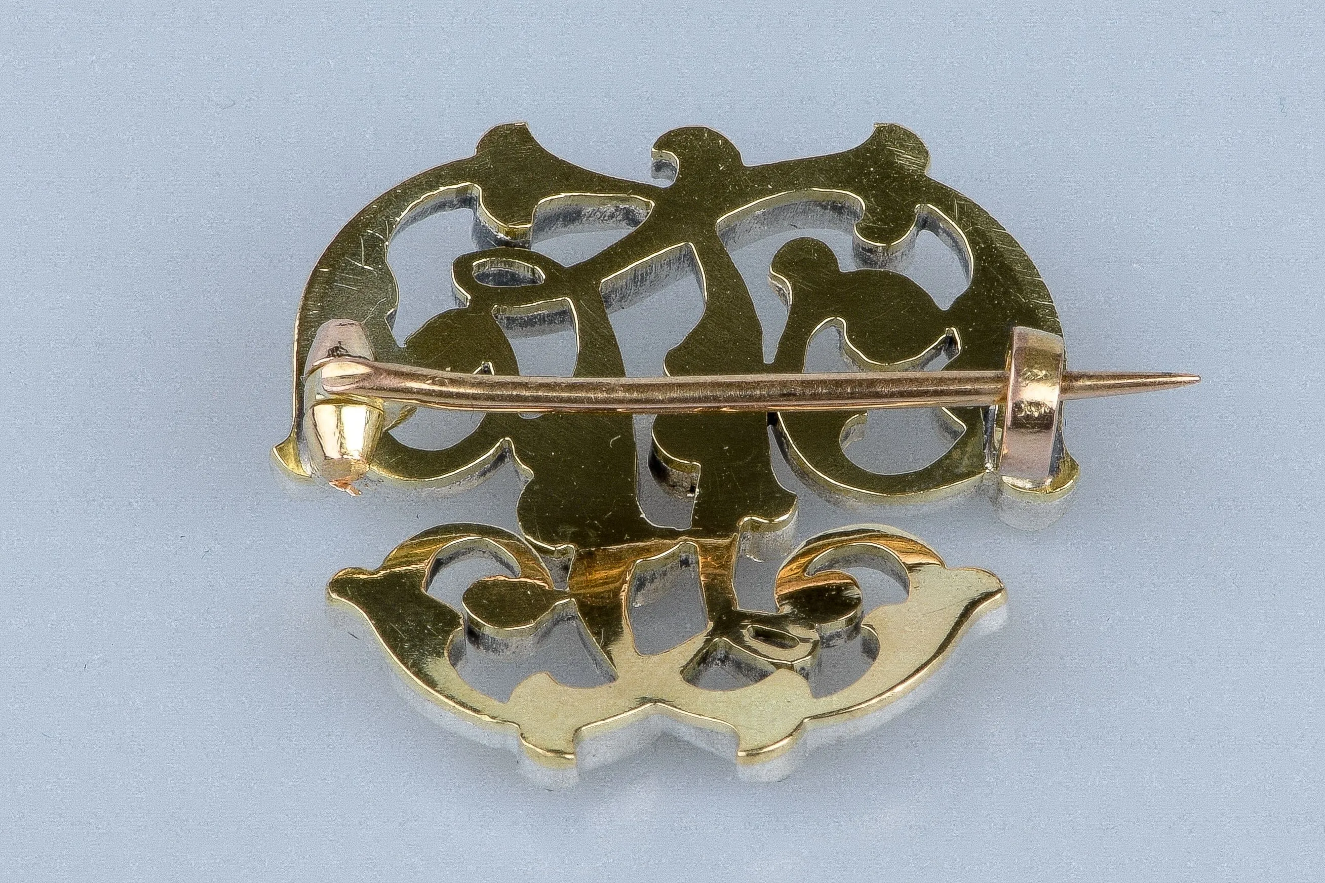 Broche en or et argent sold by 58 Facettes product image thumbnail 2