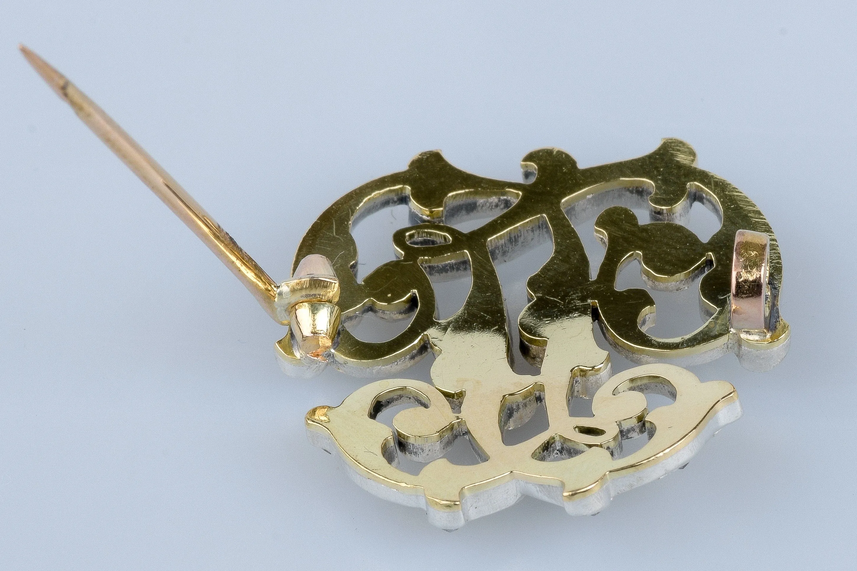 Broche en or et argent sold by 58 Facettes product image thumbnail 3