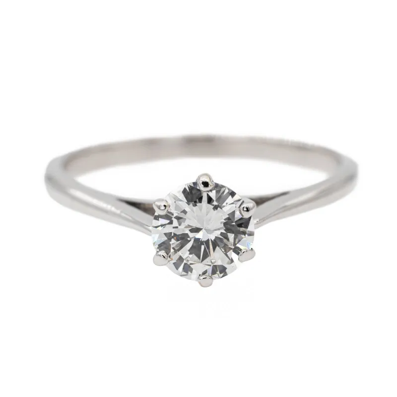 Bague Solitaire Or blanc Diamant sold by 58 Facettes