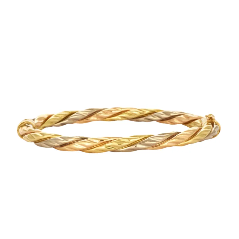 Bracelet torsadé 3 ors sold by 58 Facettes