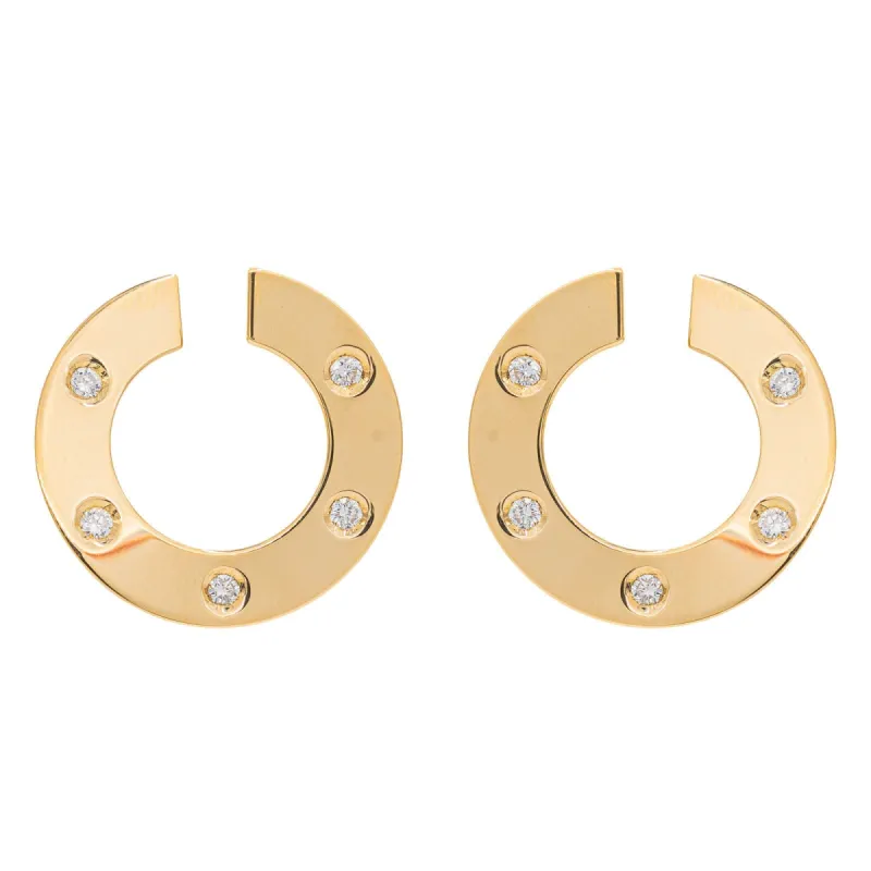 Boucles d'oreilles Or jaune Diamant sold by 58 Facettes