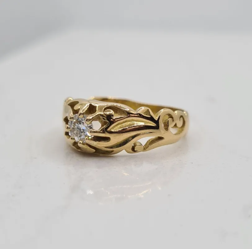 Bague Solitaire ancien diamant sold by 58 Facettes