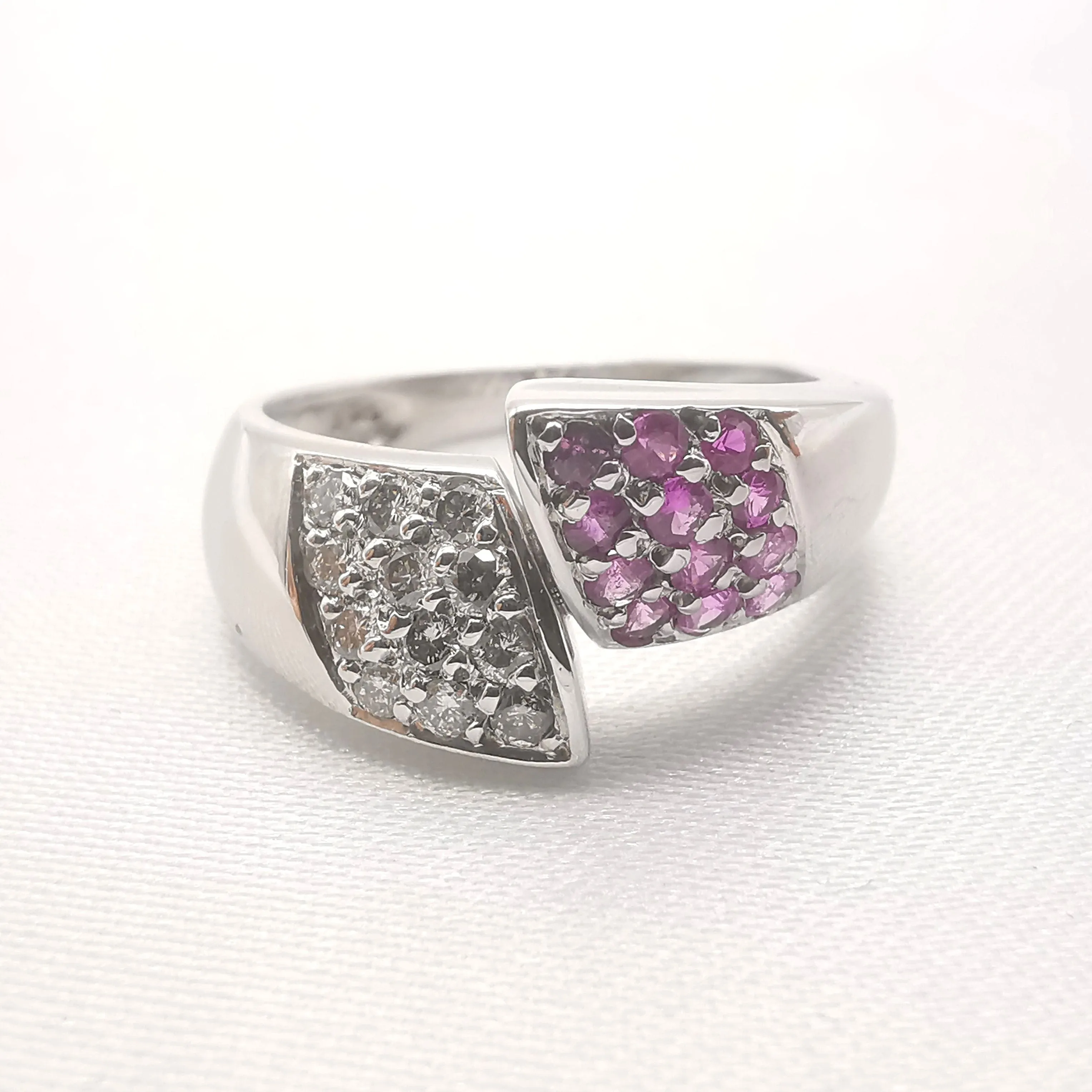 Bague en or diamants & saphirs sold by 58 Facettes product image thumbnail 2