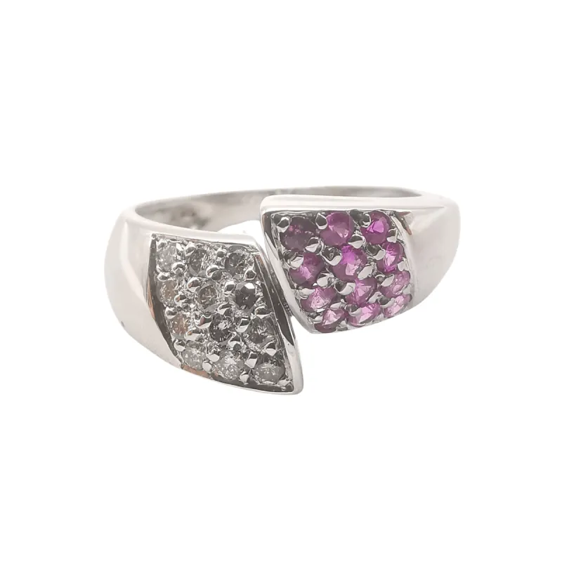 Bague en or diamants & saphirs sold by 58 Facettes