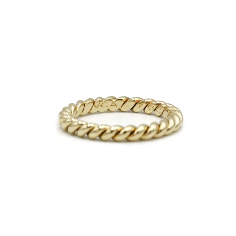 VAN CLEEF & ARPELS - Bague Vintage or jaune sold by 58 Facettes
