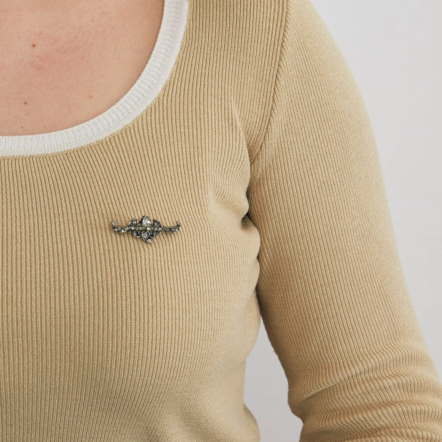 Broche Volutes diamants sold by 58 Facettes product image thumbnail 2