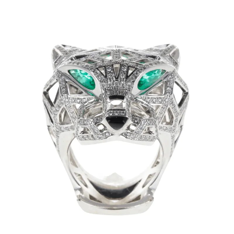 CARTIER - Bague Panthère Or Blanc et Diamants made by 58 Facettes