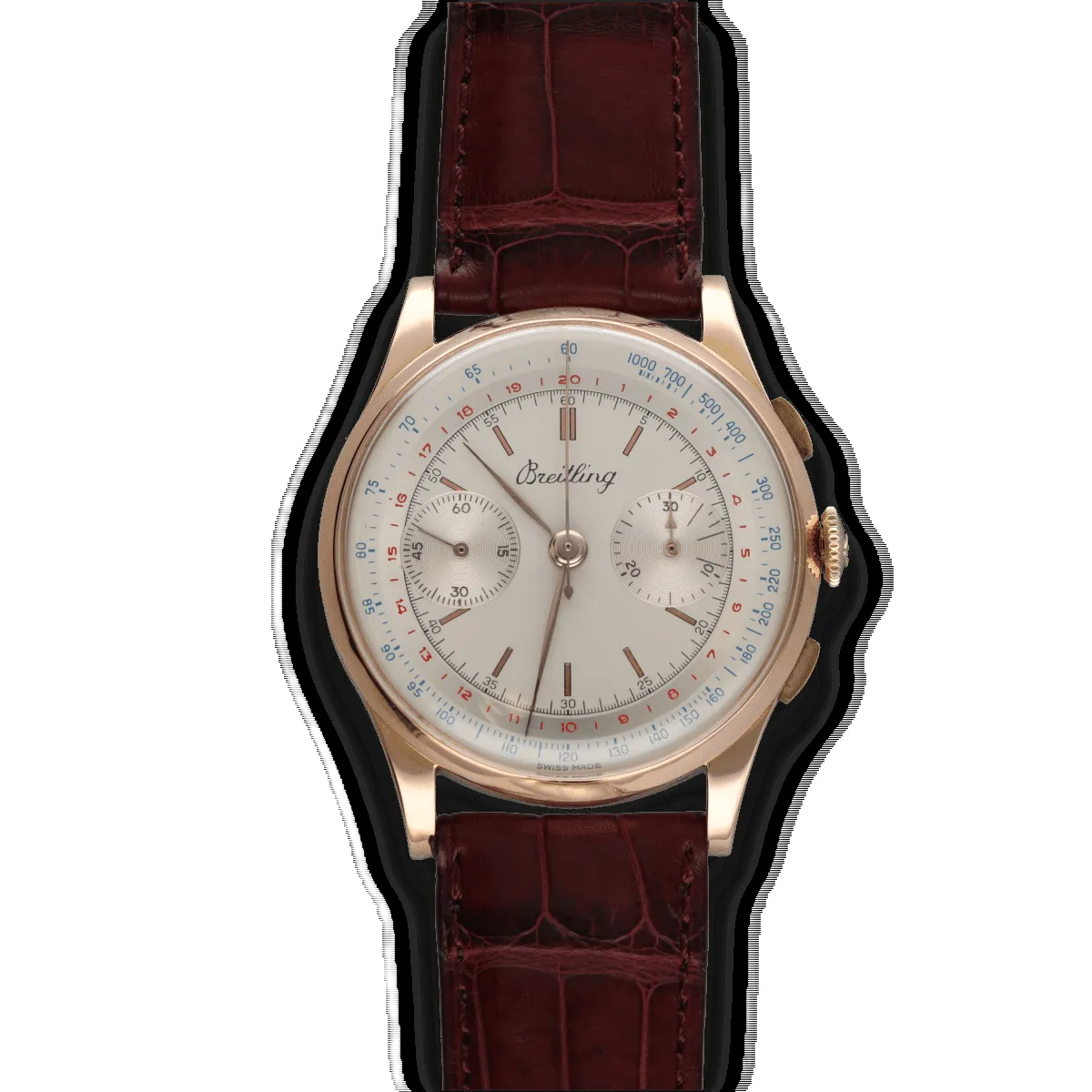 BREITLING - Montre Chronographe or rose sold by 58 Facettes