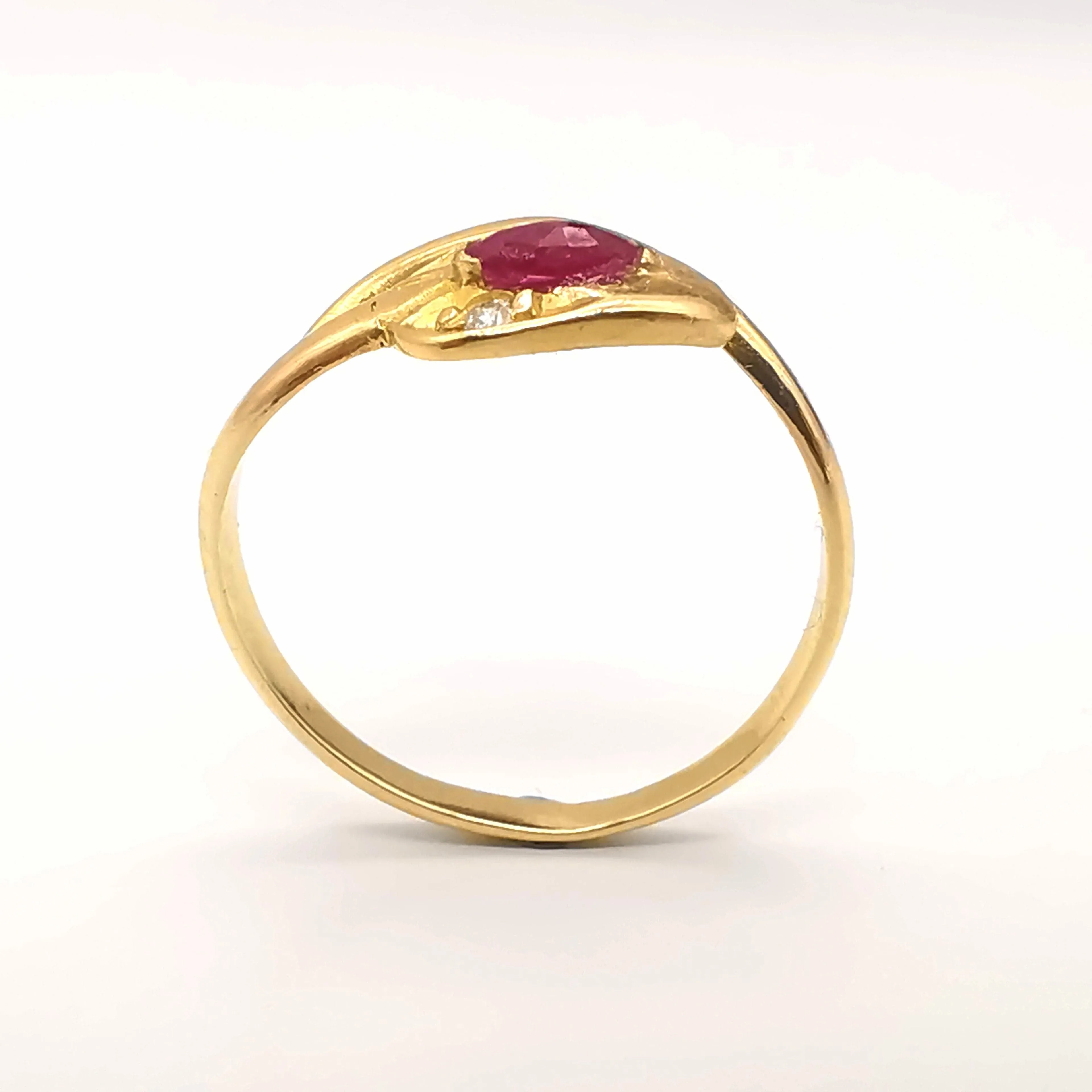 Bague Or Rubis Et Diamants sold by 58 Facettes product image thumbnail 3