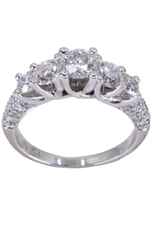 BAGUE JARRETIÈRE MODERNE DIAMANTS sold by 58 Facettes
