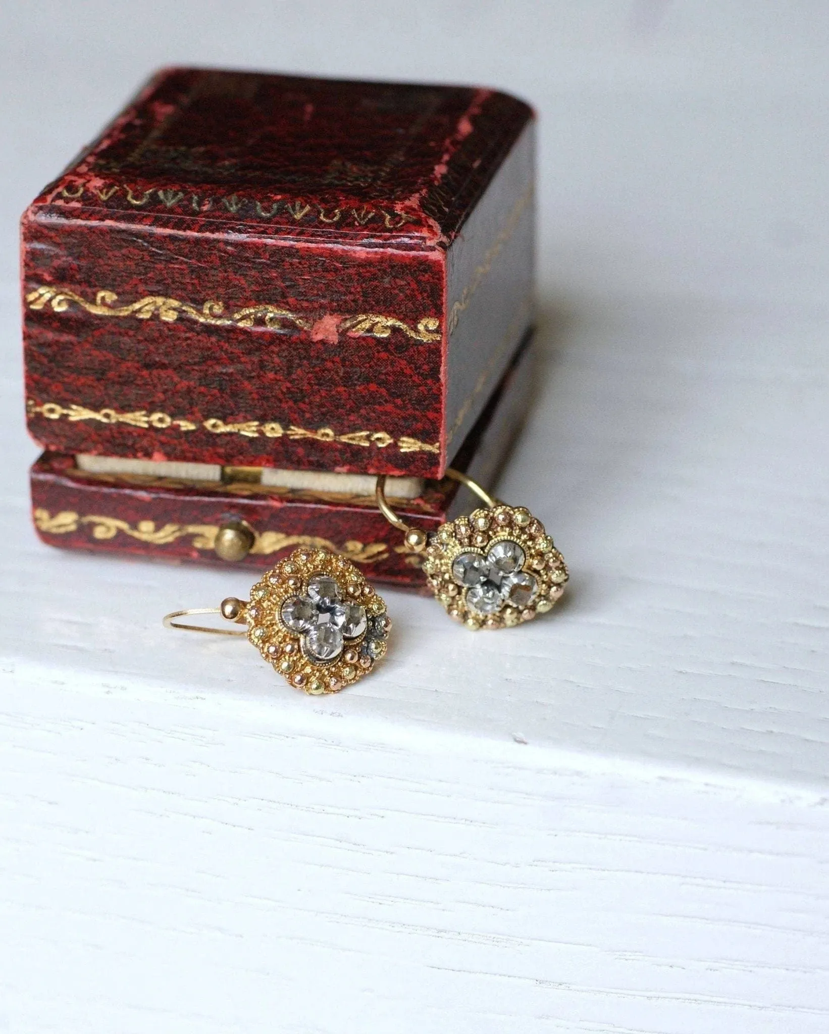 Boucles d'oreilles Charles X diamants sold by 58 Facettes product image thumbnail 3