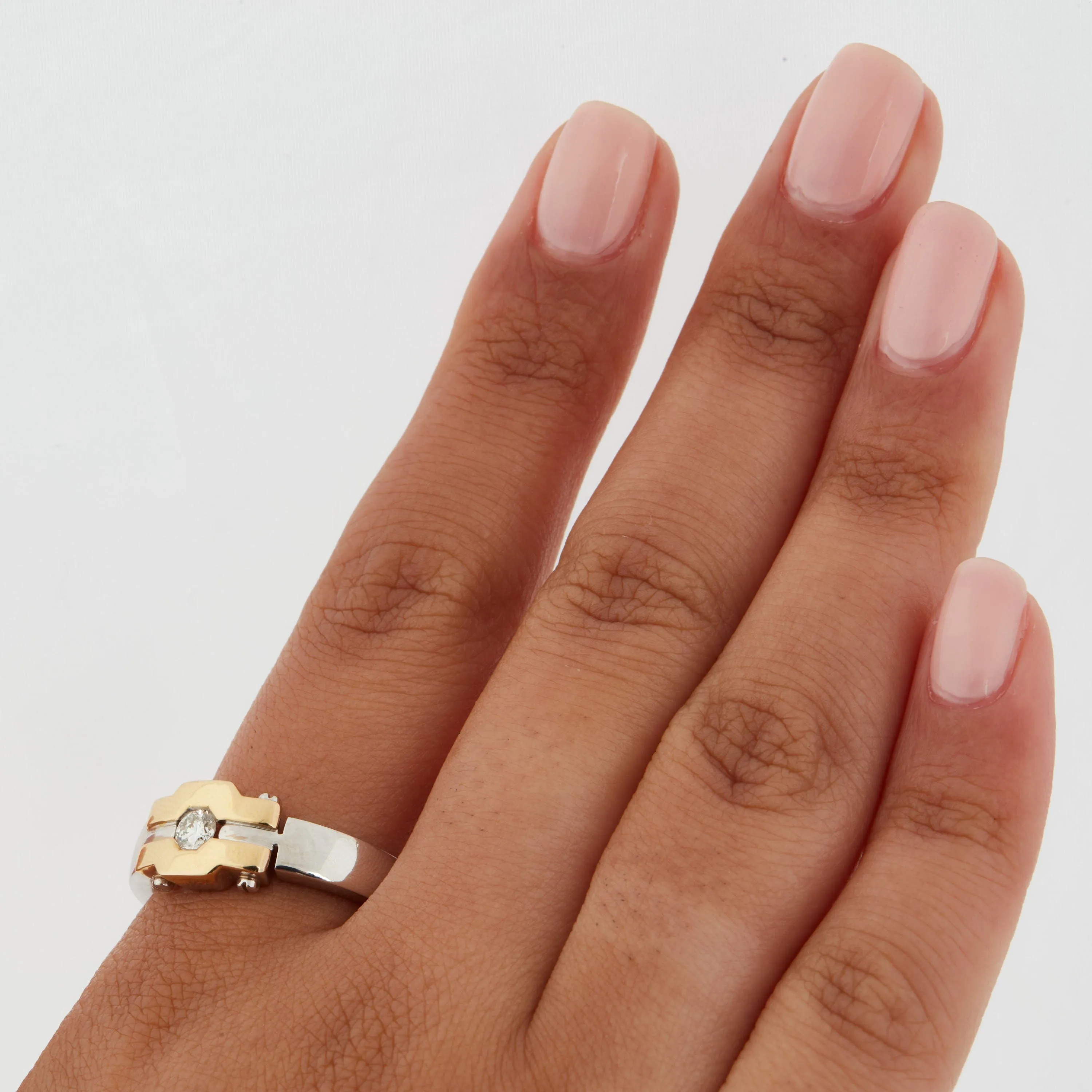 Bague Deux Ors - Diamants sold by 58 Facettes product image thumbnail 2