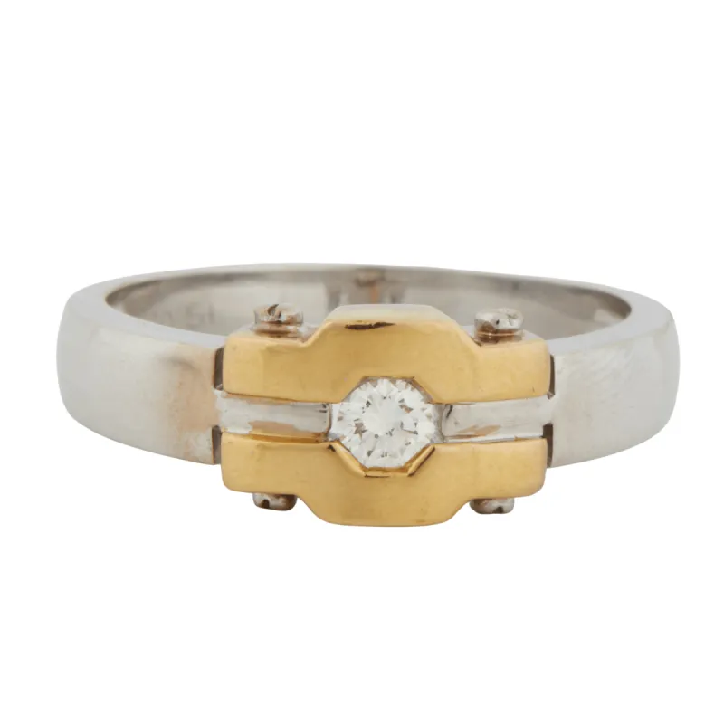 Bague Deux Ors - Diamants sold by 58 Facettes