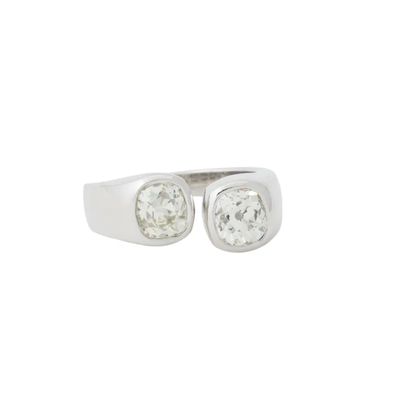 Bague toi et moi diamants sold by 58 Facettes