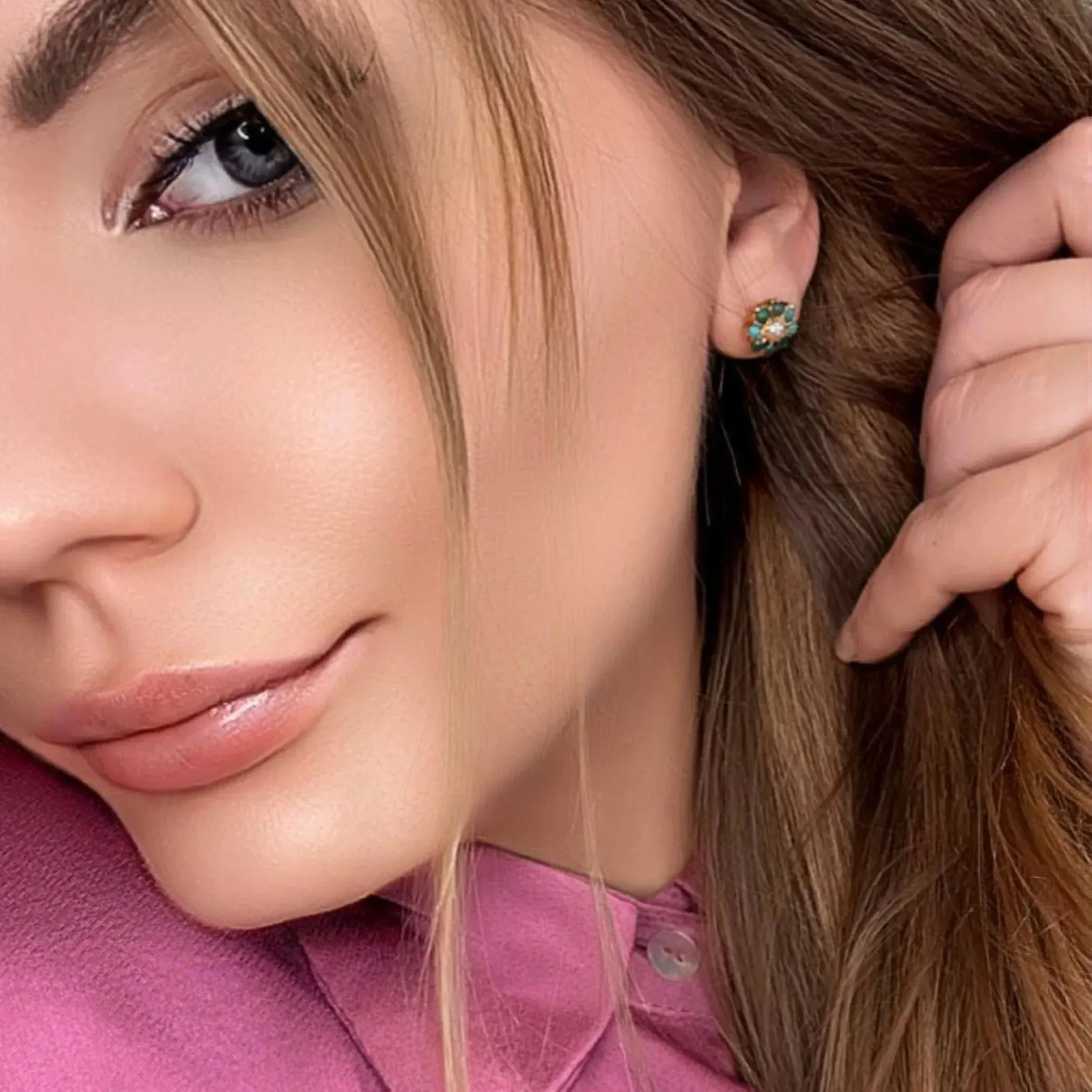 Puces d'oreilles or jaune perle sold by 58 Facettes product image thumbnail 2