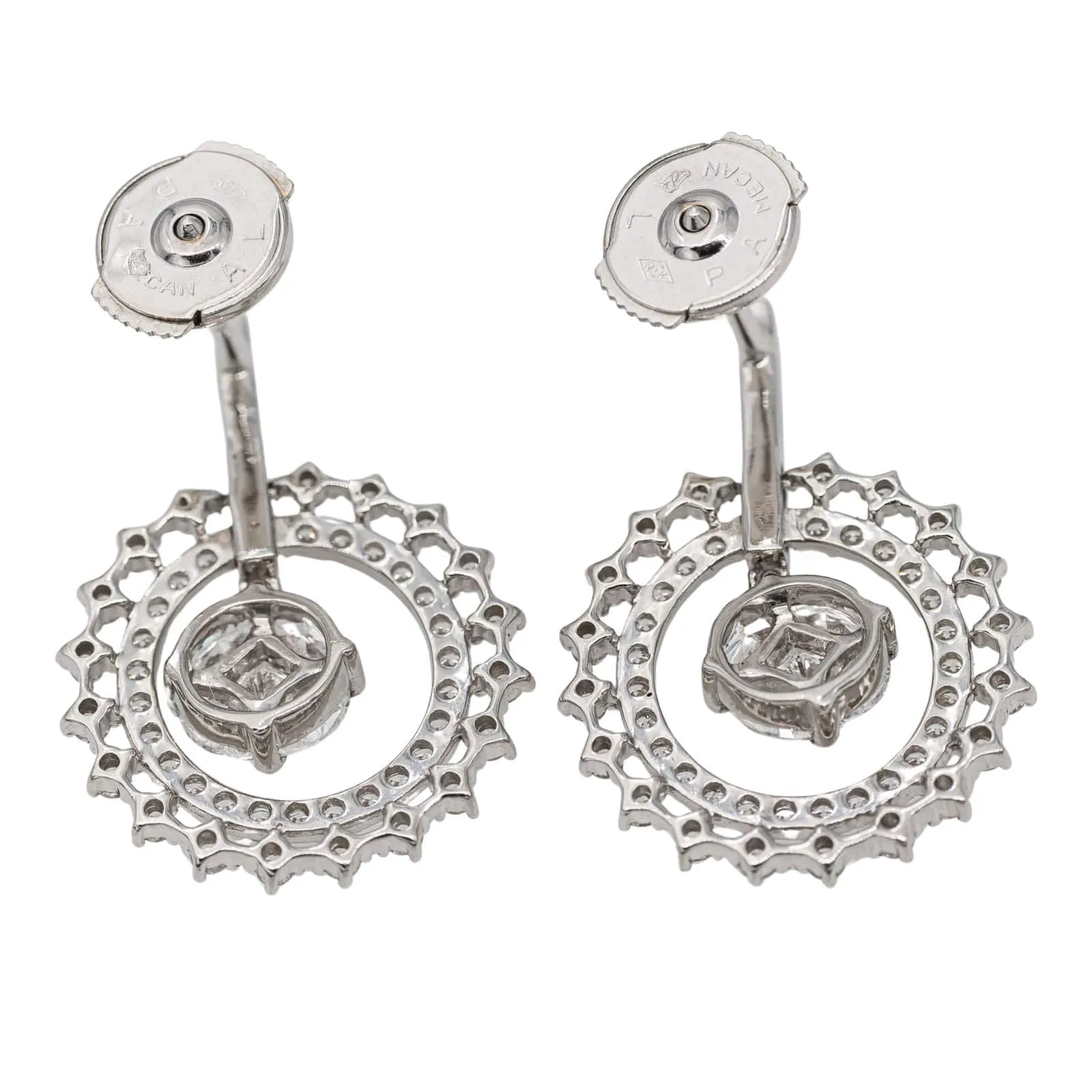 Boucles d'oreilles Or blanc Diamant sold by 58 Facettes product image thumbnail 5
