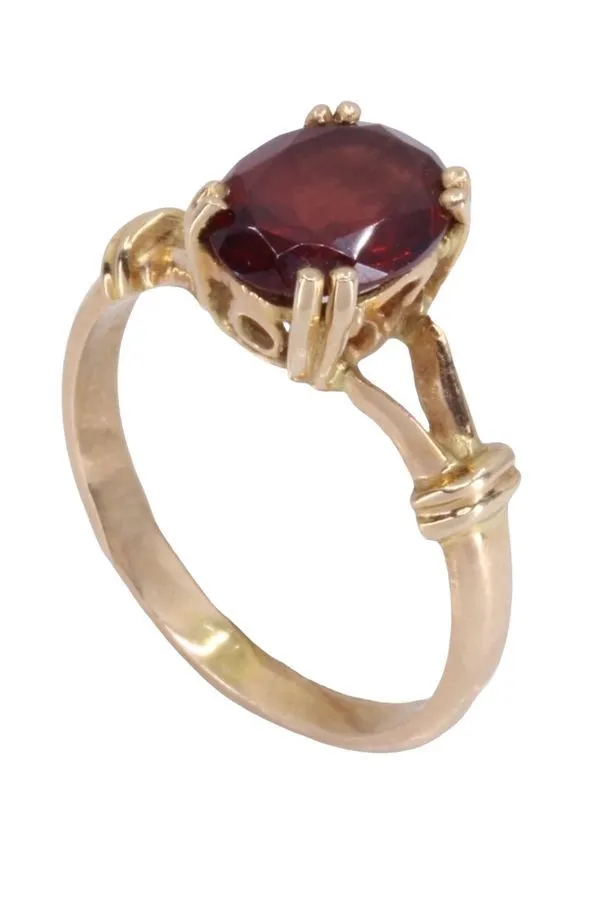 BAGUE MODERNE GRENAT sold by 58 Facettes product image thumbnail 5