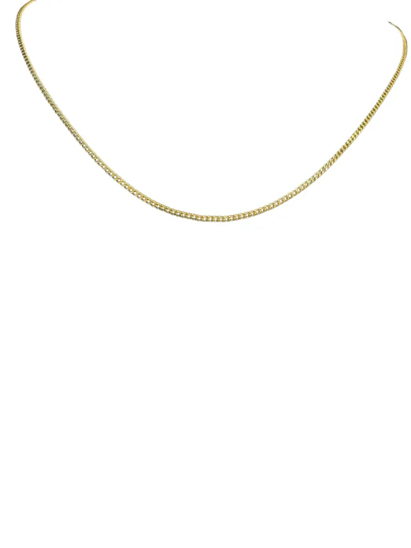 Chaine maille forçat or jaune sold by 58 Facettes