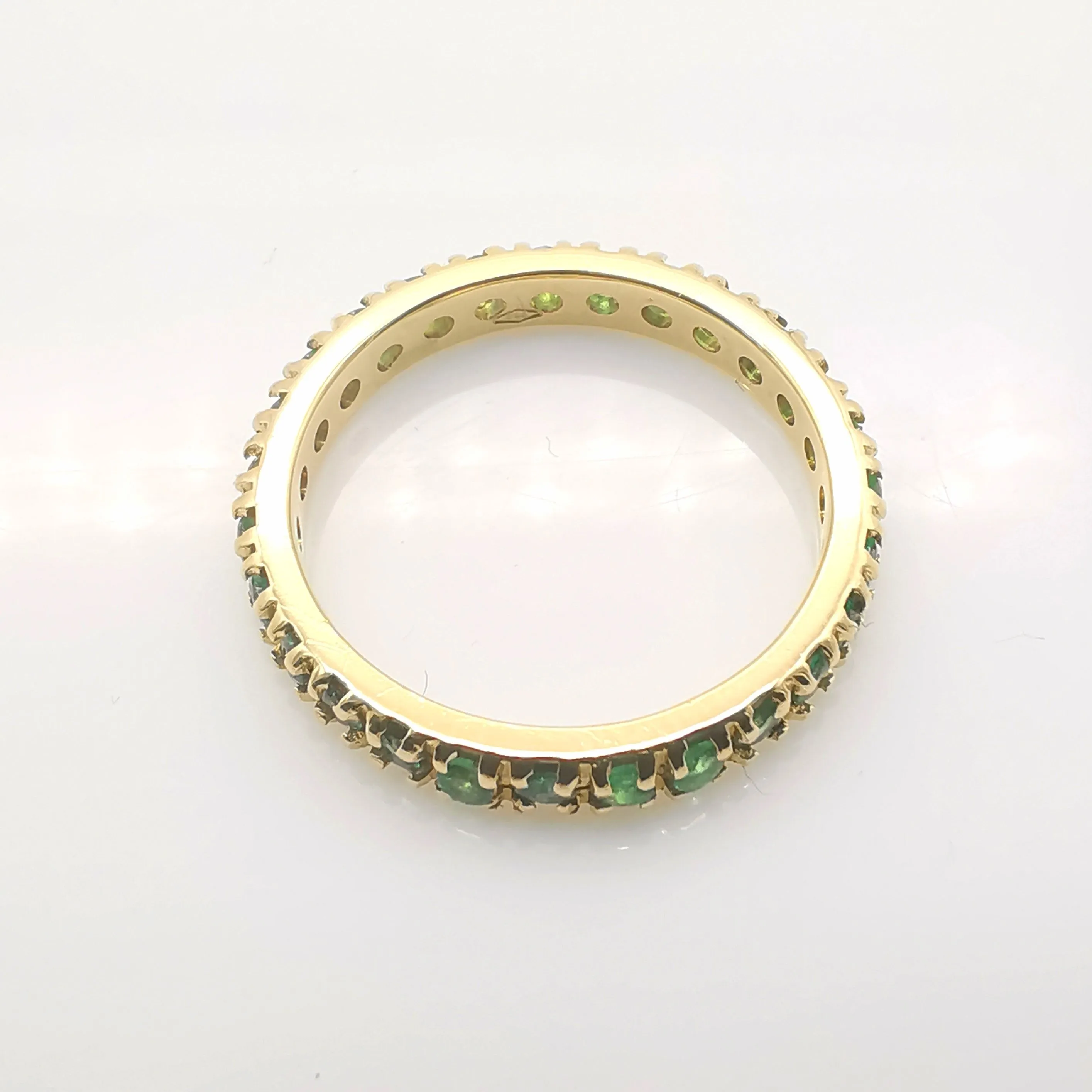 Alliances américaine or et émeraudes sold by 58 Facettes product image thumbnail 5