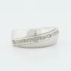 Bague Or blanc Diamants sold by 58 Facettes