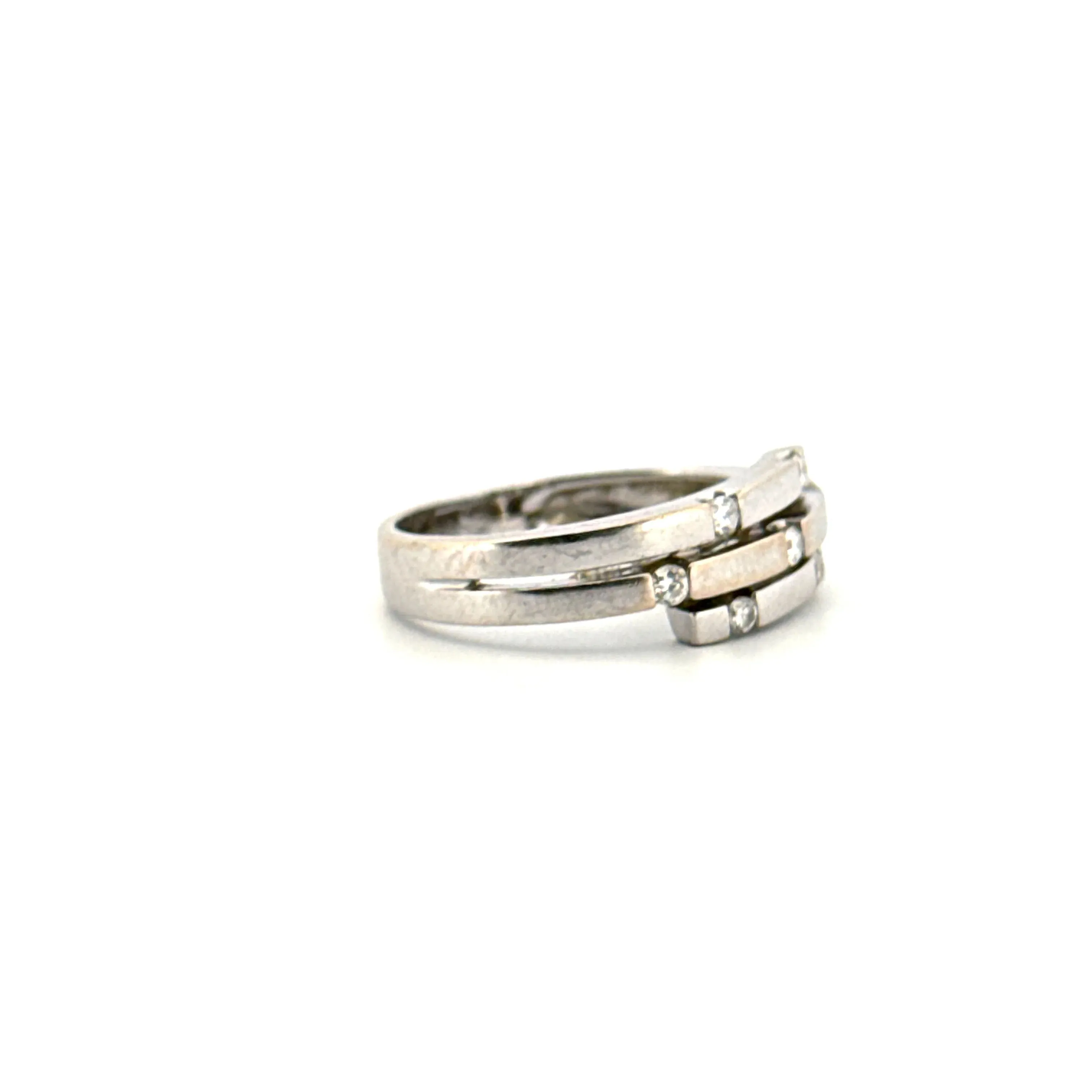 Bague Or Blanc & Diamants sold by 58 Facettes product image thumbnail 4