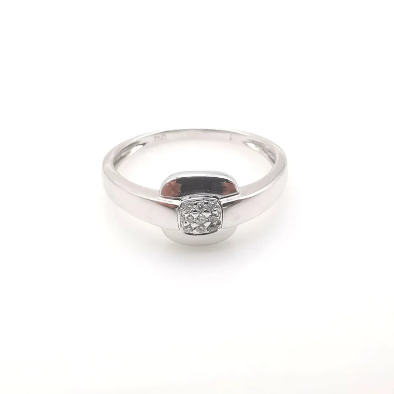 Bague en or blanc et diamants sold by 58 Facettes