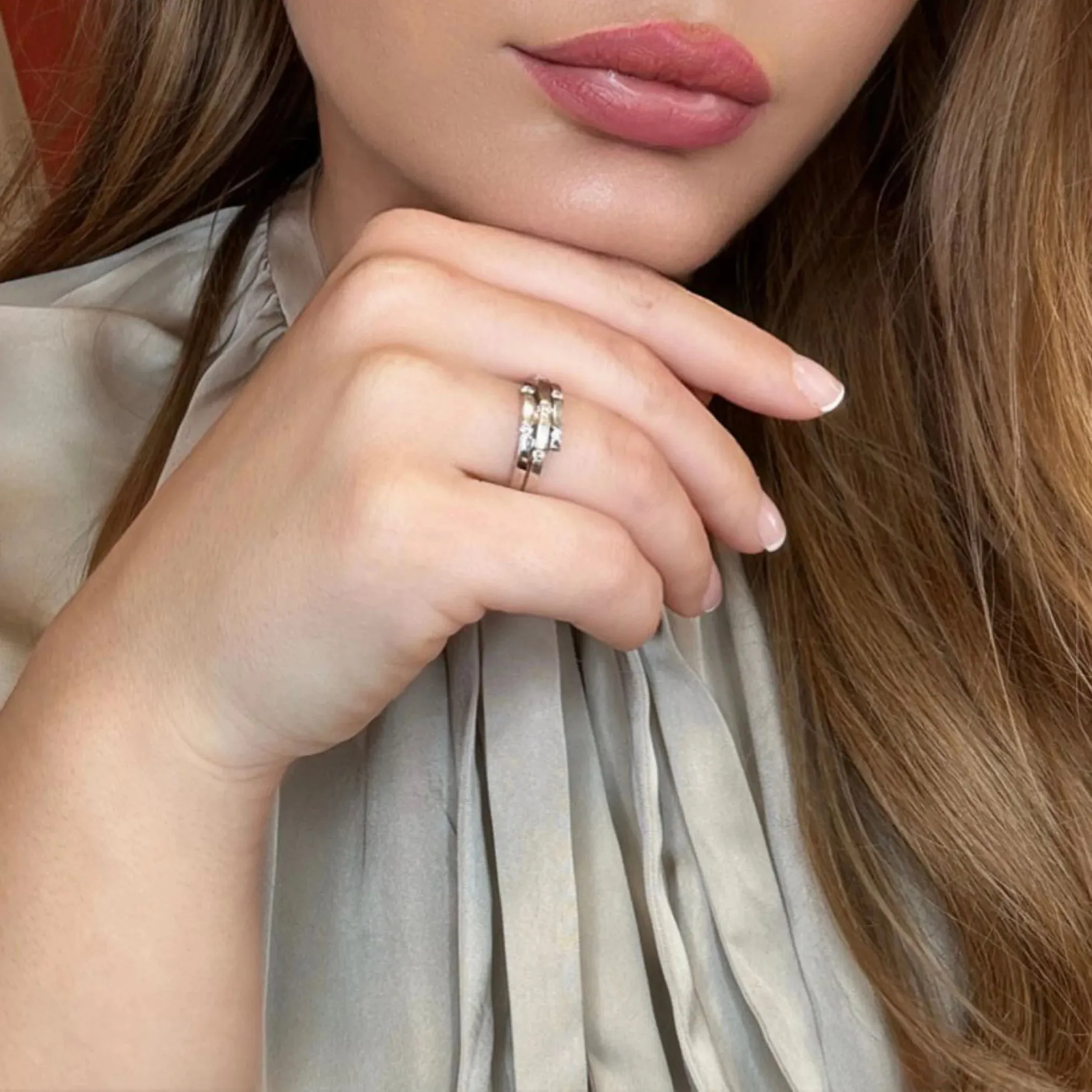 Bague Or Blanc & Diamants sold by 58 Facettes product image thumbnail 2