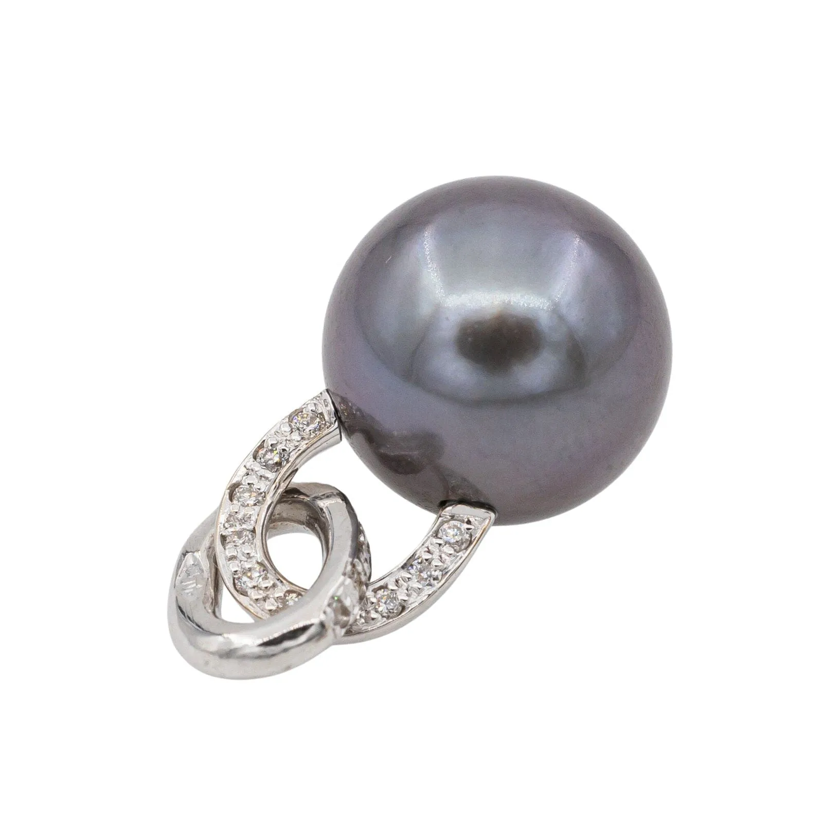 Pendentif Perle de tahiti Or blanc Perle de tahiti sold by 58 Facettes product image thumbnail 3